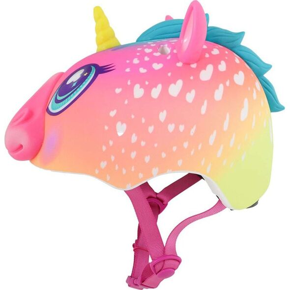 C-PREME Kask juniorski C-PREME SUPER RAINBOW CORN Pink 2023 48-52 cm