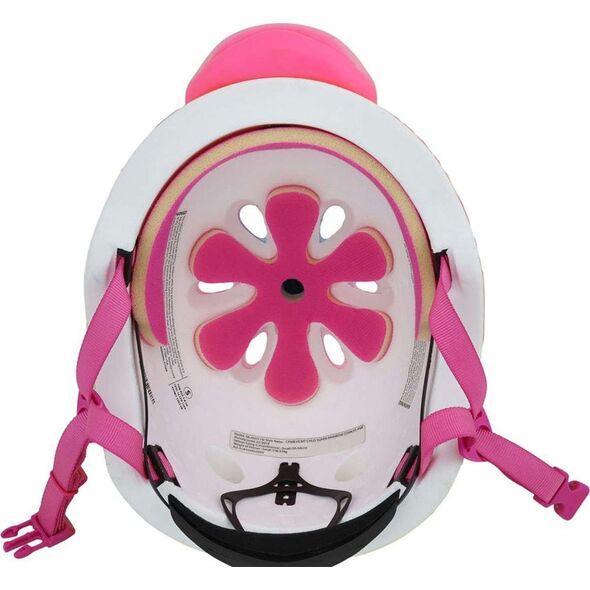 C-PREME Kask juniorski C-PREME SUPER RAINBOW CORN Pink 2023 48-52 cm