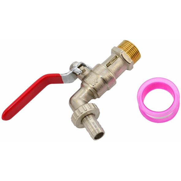 AWTOOLS ΒΡΥΣΗ ΚΗΠΟΥ ΟΡΕΙΧΑΛΚΙΝΗ ΕΠΙΝΙΚΕΛΩΜΕΝΗ 3/4" ΕΞΩΤΕΡΙΚΟ ΣΠΕΙΡΩΜΑ 3/4"