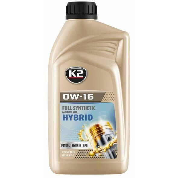 K2 ΛΑΔΙ ΚΙΝΗΤΗΡΑ 0W16 HYBRID 1L