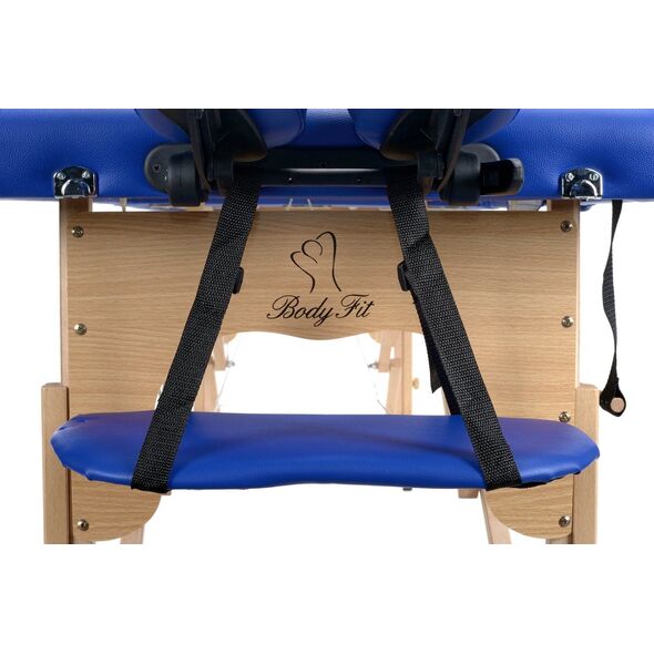 Bodyfit Stół, łóżko do masażu 2-segmentowe drewniane XXL uniwersalny (579)