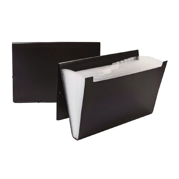 Typotrust Φάκελος Μαύρος με Λάστιχο 13 Θέσεων 33x25 (FP26004-01) (TYPFP26004-01) έως 12 άτοκες Δόσεις