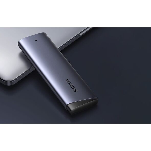 Θήκη για δίσκο SSD M.2 NVMe UGREEN CM767 USB-C 3.2 S.M.A.R.T, Αυτόματος Ύπνος, TRIM