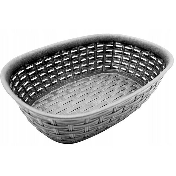 Καλάθι 2 lt RATTAN - γκρι 255x170x73 mm