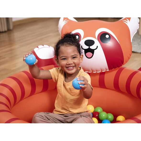 Ξηρή πισίνα κόκκινη PANDA με μπάλες 107x 94cm Bestway+50 μπάλες 52702