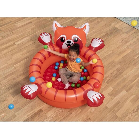 Ξηρή πισίνα κόκκινη PANDA με μπάλες 107x 94cm Bestway+50 μπάλες 52702