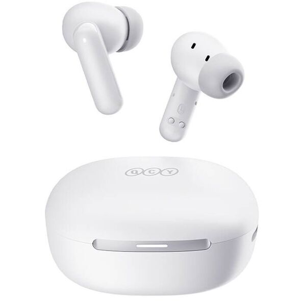 Ασύρματα ακουστικά TWS QCY MeloBuds HT16 Bluetooth 5.4 HFP, A2DP, AVRCP IPX4 (λευκά)