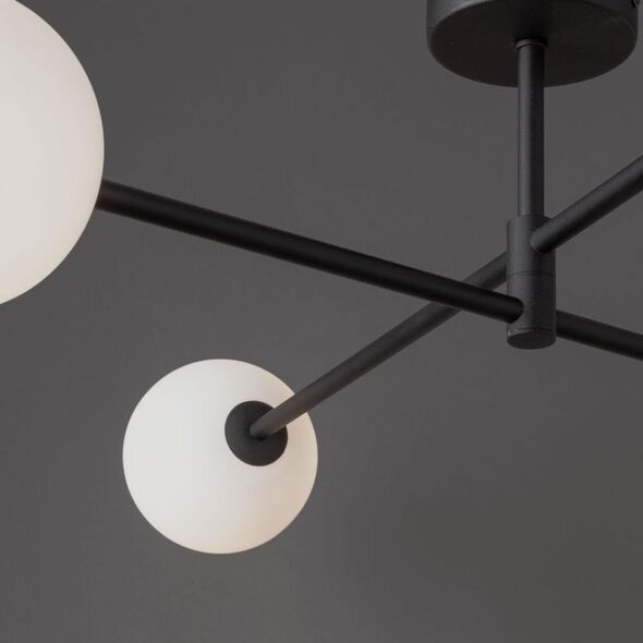 Φωτιστικό οροφής Tk Lighting Sarius 4735 4x6W G9 μαύρο/λευκό