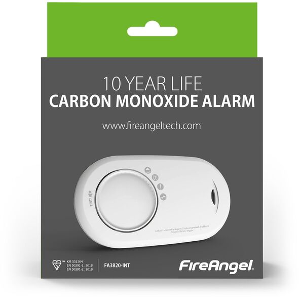 Ανιχνευτής μονοξειδίου του άνθρακα FireAngel FA3820-EU