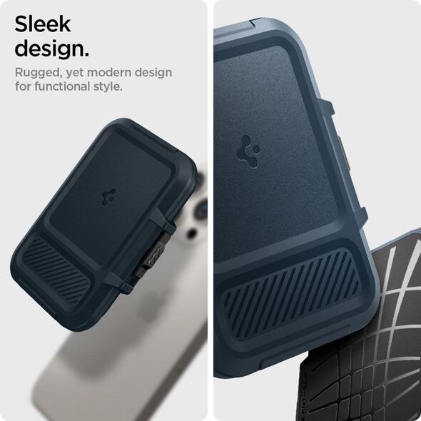 SPIGEN LOCK FIT MAGSAFE UNIVERSAL ΜΑΓΝΗΤΙΚΗ ΘΗΚΗ ΚΑΡΤΩΝ ΜΕΤΑΛΛΙΚΟ ΣΧΙΣΤΟΛΙΘΟΣ