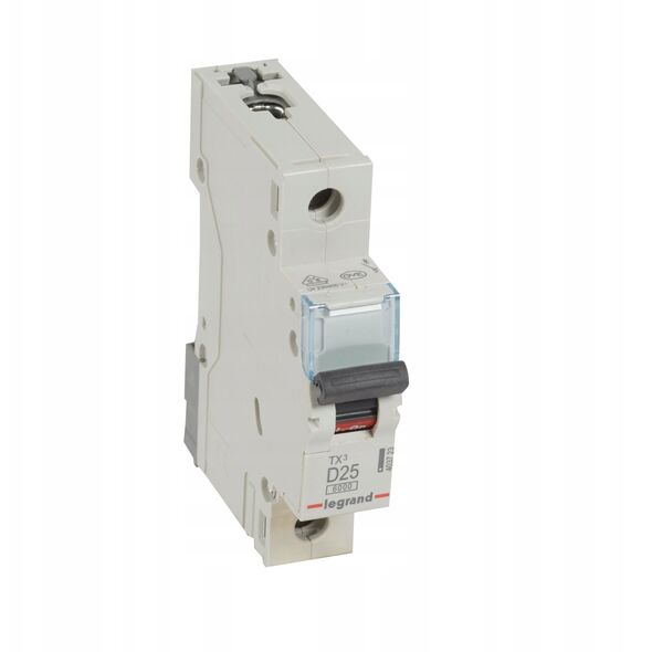 Διακόπτης υπερέντασης Legrand 403723 1P D 25A 6kA AC S301 TX3