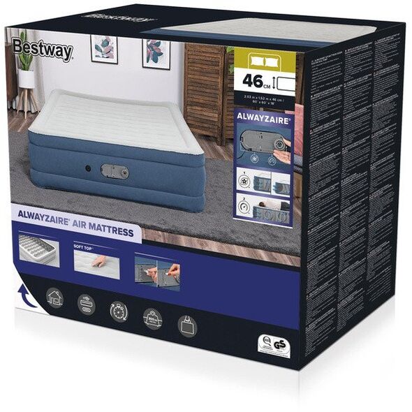 Φουσκωτό Στρώμα 203 x 152 x 46 cm BESTWAY 67624