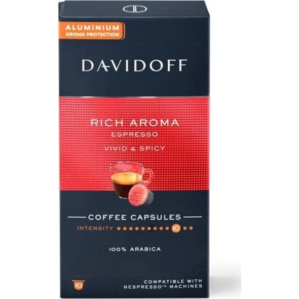 Davidoff Kapsułki Davidoff Rich Aroma Nespresso 10szt.