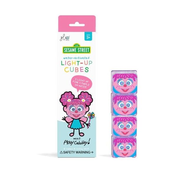 Glo Pals Glo Pals, Αισθητηριακοί κύβοι που λάμπουν στο νερό - Abby, 4 τεμ. 14222758 850016823427