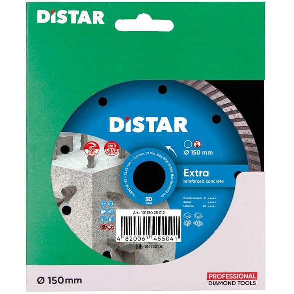DISTAR TARCZA DIAMENTOWA EXTRA 150 x 2,2 x 22,23mm TURBO