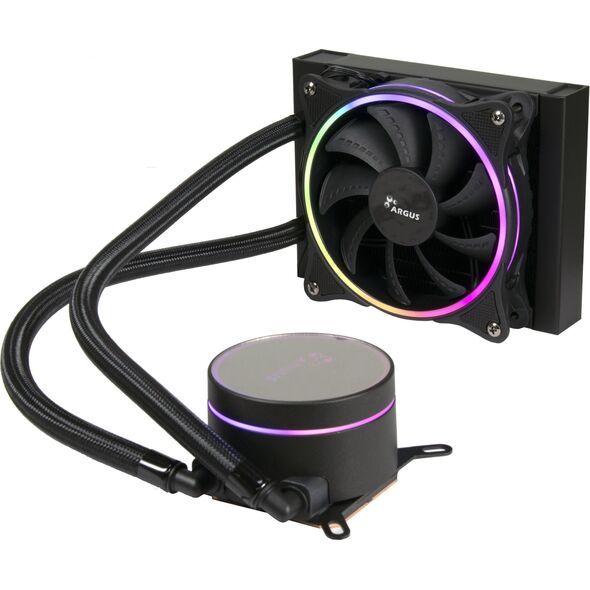 Chłodzenie wodne Inter-Tech INTER-TECH Argus Iceman LC120 RGB AiO - Wasserkuehlung mit RGB-Beleuchtung fuer alle gaengigen Sockel