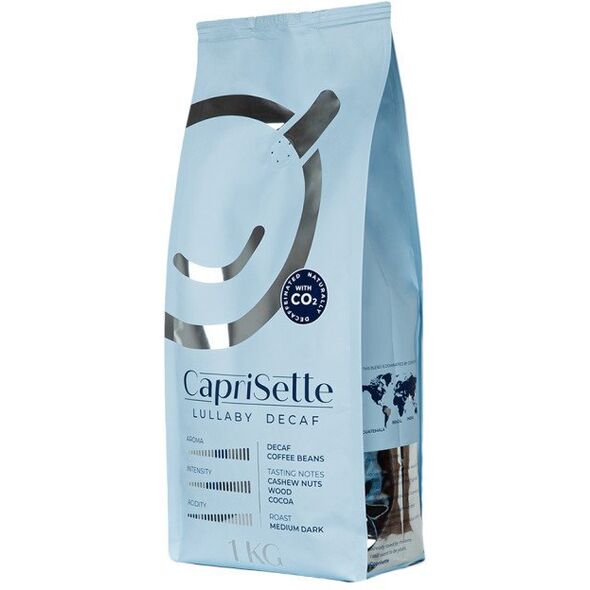 Καφές χωρίς καφεΐνη σε κόκκους Caprisette Lullaby Decaf, 1 kg