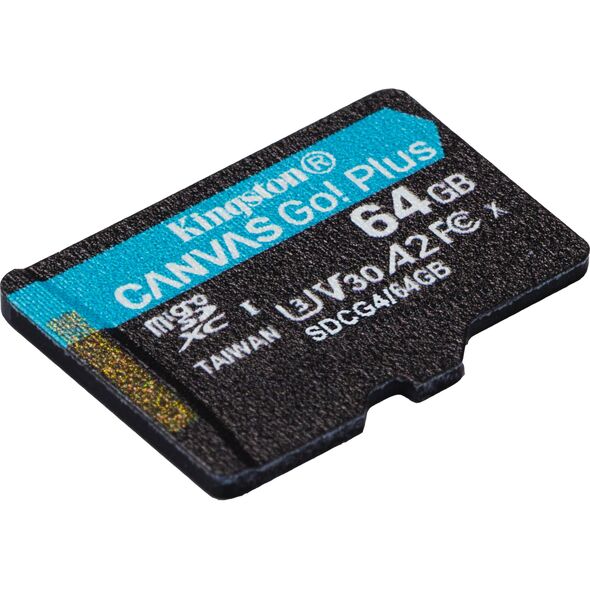 Κάρτα MicroSD Kingston Technology Canvas Go! Plus 64 GB UHS-I Κατηγορία 10