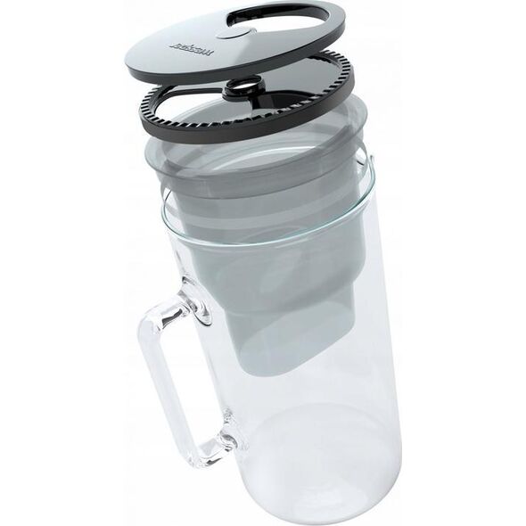 Dzbanek filtrujący Wessper Aquamax Crystalline czarny + 1 wkład