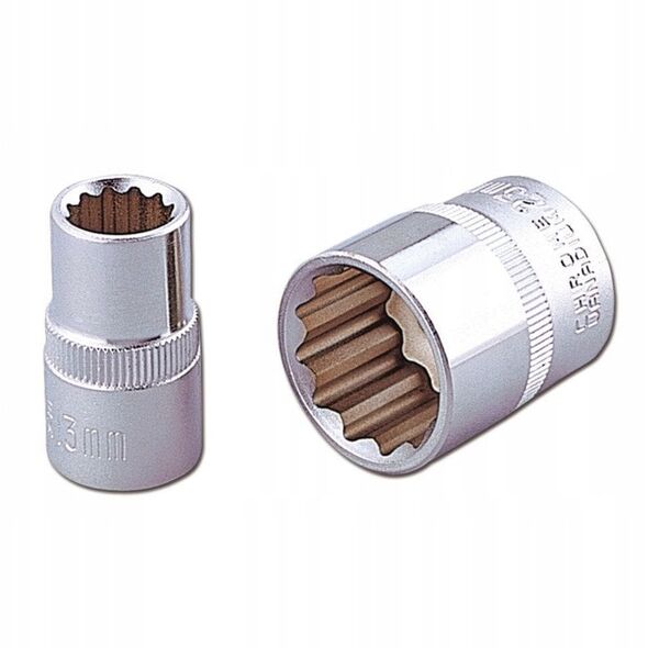 Κοντή καρυδάκι 12-γωνιακή 1/2" 36mm HONITON