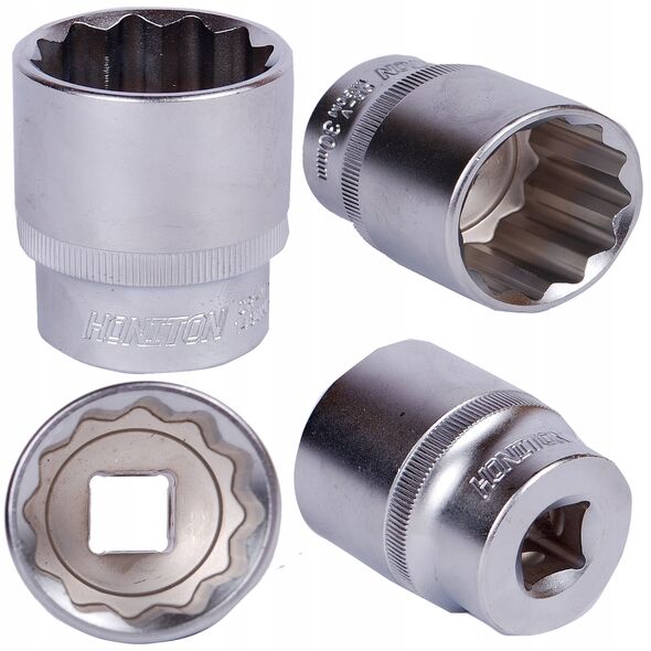 Κοντή καρυδάκι 12-γωνιακή 1/2" 36mm HONITON