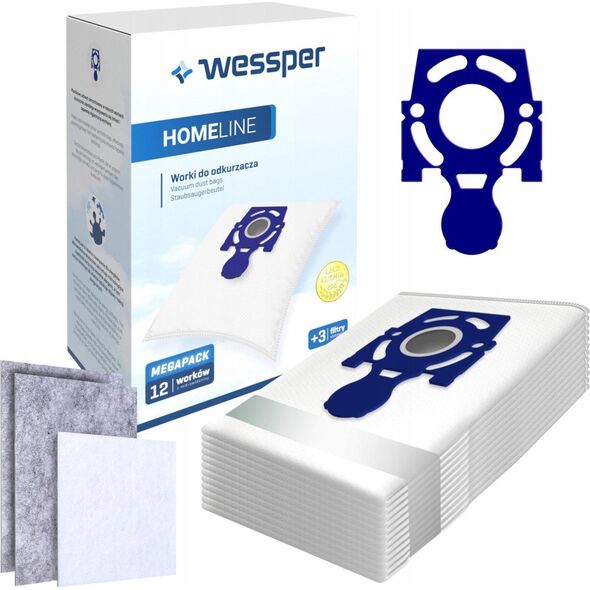 Worek do odkurzacza Wessper 12x WORKI DO ZELMER ODYSSEY METEOR 2 ELF 2
