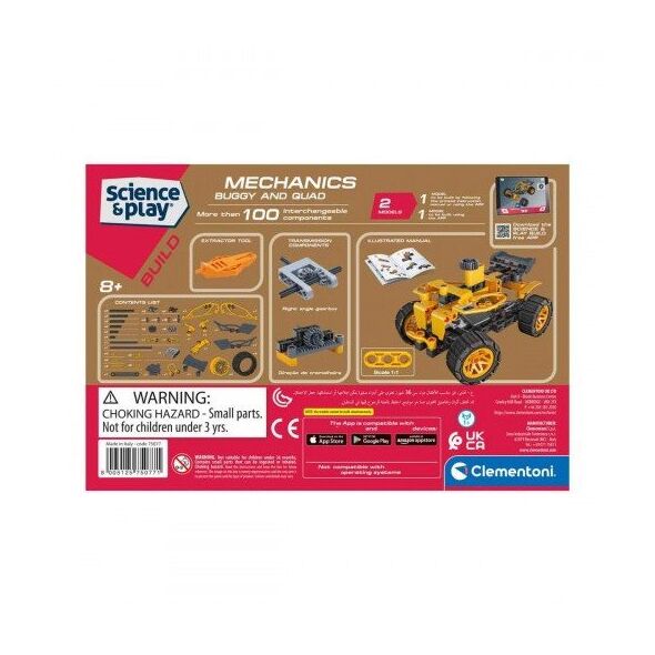 Clementoni CONSTRUCTOR BUGGY ΚΑΙ QUAD 75077BL 13768570 8005125750771