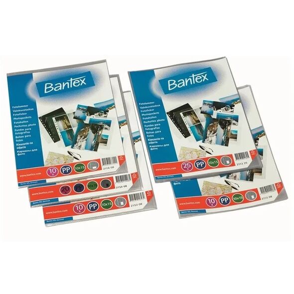 Bantex BANTEX ΦΩΤΟΘΗΚΗ 0,1 MM 25 ΤΕΜ, ΚΑΘΕΤΗ ΔΙΑΤΑΞΗ, ΔΙΑΦΑΝΗΣ
