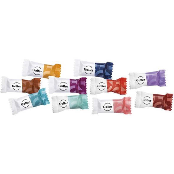 Σετ σοκολατένιων καραμελών Galler Rawetes Cube, 40 τεμ. (200g)