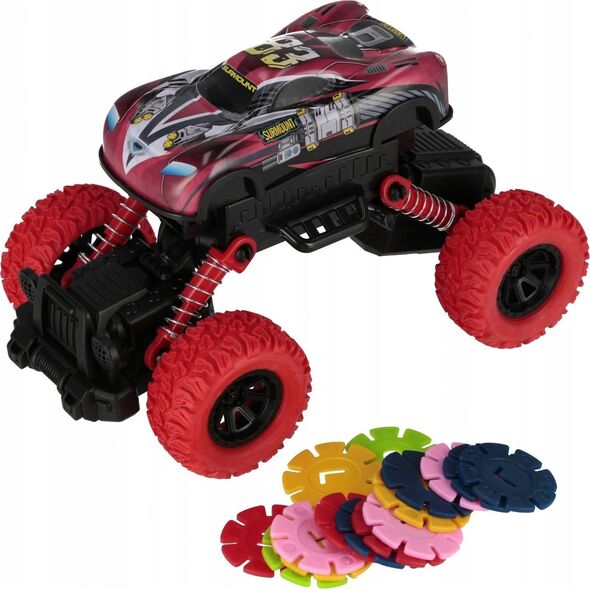 Mega Creative AUTO TEREN MET WYRZUTN P/B 19X12X12 MIX3 MC36/72