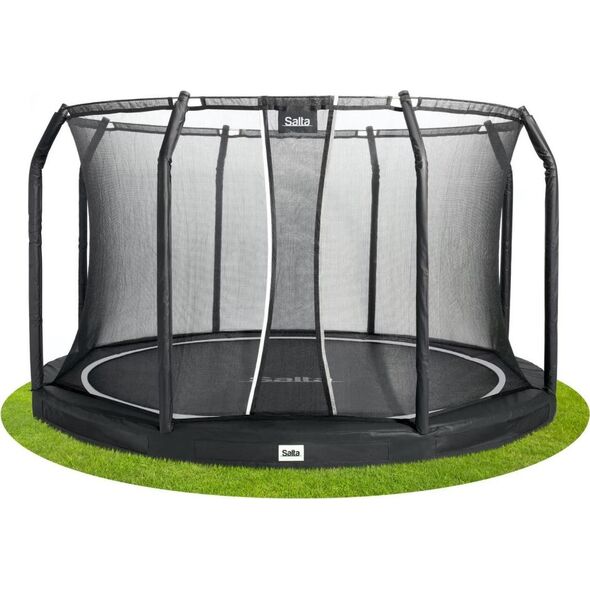 Trampolina ogrodowa Salta Trampolina ogrodowa Premium Ground Combo z siatką wewnętrzną 8FT 251cm (5851A)