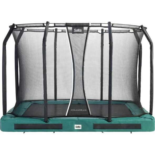 Trampolina ogrodowa Salta Premium Ground z siatką wewnętrzną 305 x 214 cm