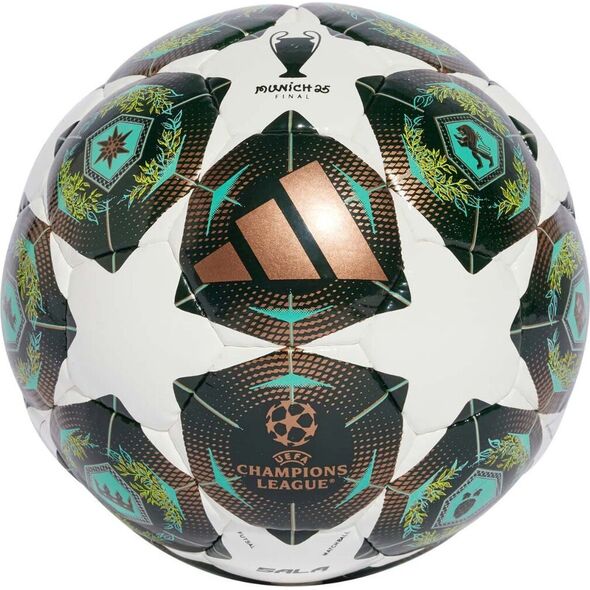 Piłka nożna adidas UCL Pro Sala 24/25 zielono-biała JH1294 FUTS