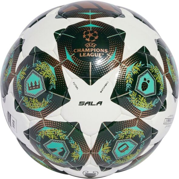 Piłka nożna adidas UCL Pro Sala 24/25 zielono-biała JH1294 FUTS