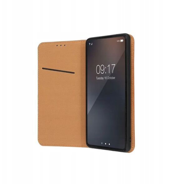 Θήκη SMART PRO Book δερμάτινη για IPHONE 16e καφέ