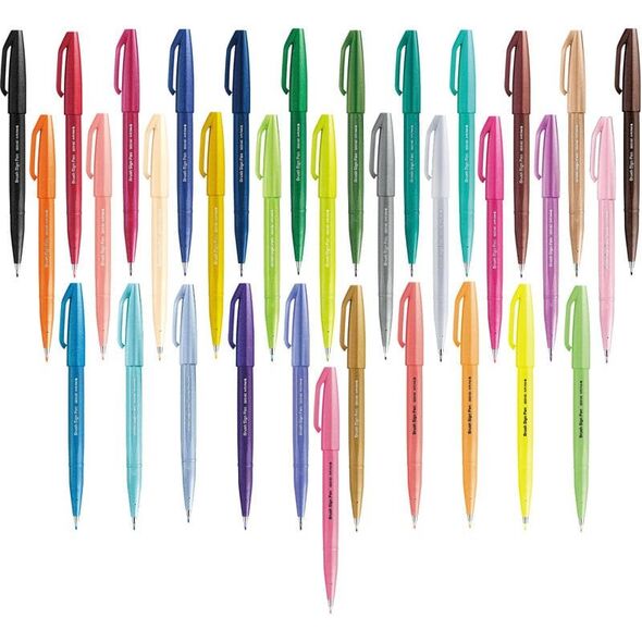 Πινέλο Pentel Brush Sign Pen SES15C μπλε