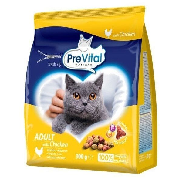 PREVITAL ξηρά τροφή για γάτες με κοτόπουλο 300g