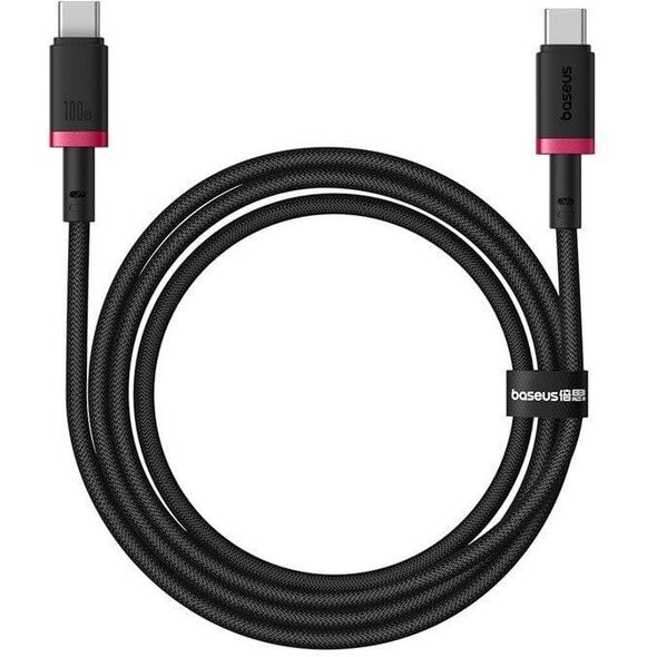 Καλώδιο BASEUS Dura Τύπος C-Τύπος C 100W 1m (κόκκινο-μαύρο)