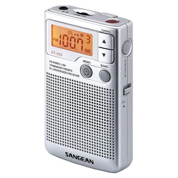 Radio Sangean Sangean DT250 Srebrny