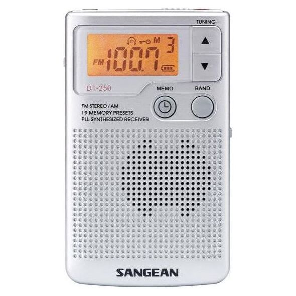 Radio Sangean Sangean DT250 Srebrny