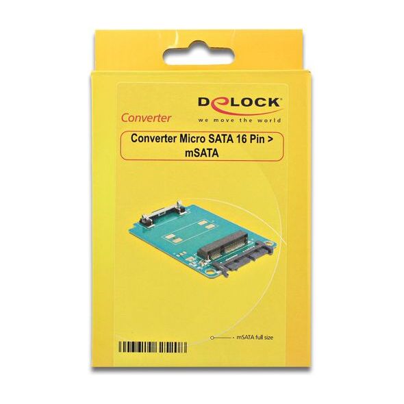 Delock Konwerter Micro SATA - mSATA (62520)