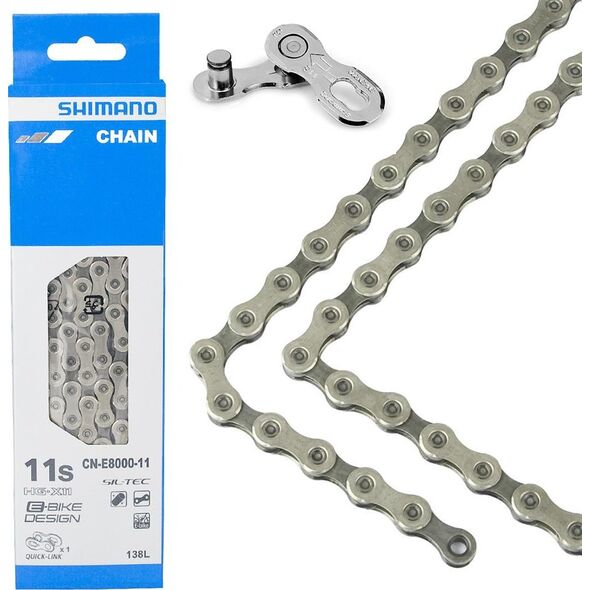 Shimano Łańcuch 11 rzędowy Shimano Steps CN-E8000 138 ogniw + spinka
