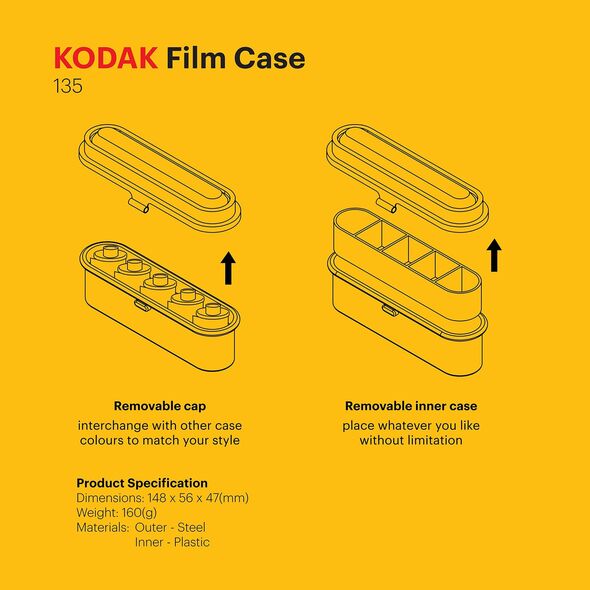 Kodak Kodak Film Case 135 (small) red/yellow