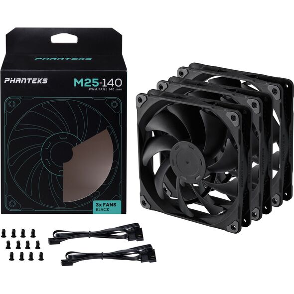 Wentylator Phanteks M25-140 3-pack (PH-F140M25_PWM_BBK01_3P)