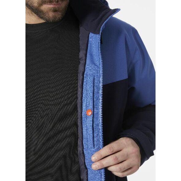 Ανδρικό μπουφάν Helly Hansen Winter jacket HELLY HANSEN Oxford Winter Jacket, ανοιχτό μπλε 3XL
