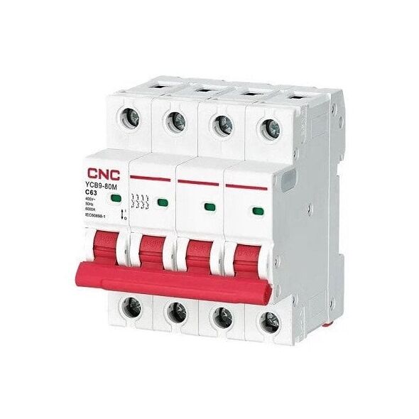 CNC CNC Αυτόματος διακόπτης, 4P, 63A, C class, 6kA 13784106 6942034316181
