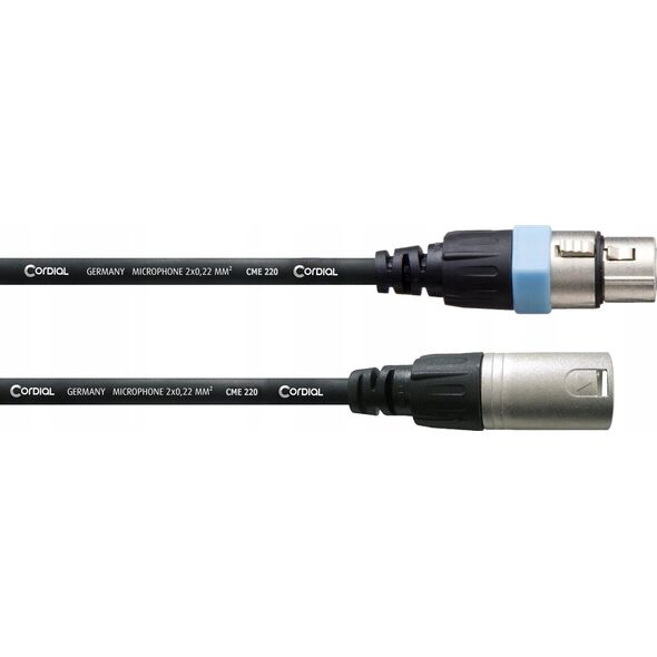 Kabel Cordial Cordial INTRO CCM 5 FM audio cable 5 m XLR (3-pin) Black