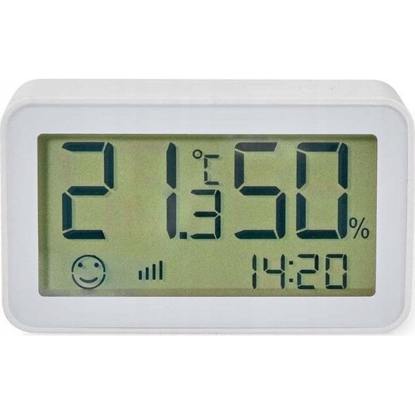 Nawilżacz powietrza Nedis Nedis ZBSC30WT, White, Indoor hygrometer, Indoor thermometer, Hygrometer, Thermometer, Hygrometer, Thermometer, Plastic, 0 - 95%