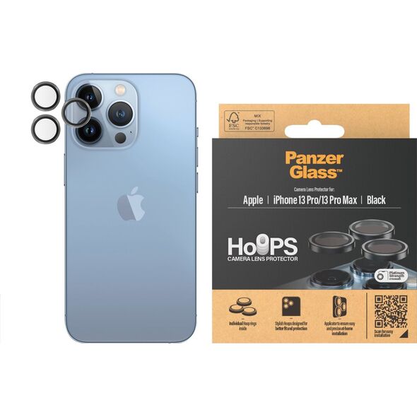 PanzerGlass PanzerGlass Hoops Camera Lens iPhone 13 Pro/13 Pro Max Black