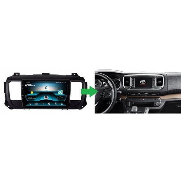 ΡΑΔΙΟ ΠΛΟΗΓΗΣΗ GPS TOYOTA PROACE 2016+ ANDROID